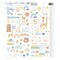 American Crafts Cardstock Stickers 6"X12" 91/Pkg-Hello Little Boy